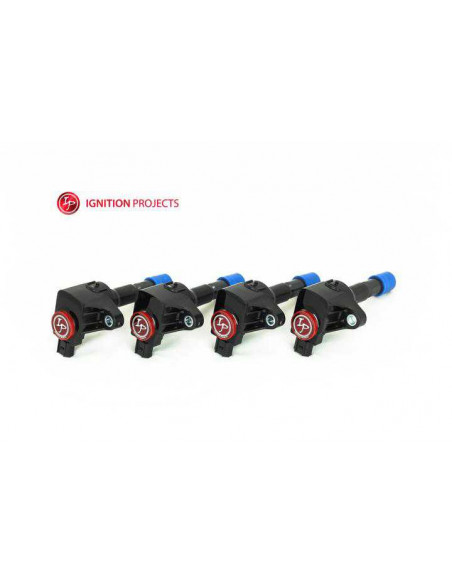 Pack Of 4 IGNITION PROJECTS Reinforced Ignition Coils For Hond