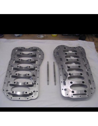 Crankshaft lower engine reinforcement plate for VW VR6 R32 R36 engine