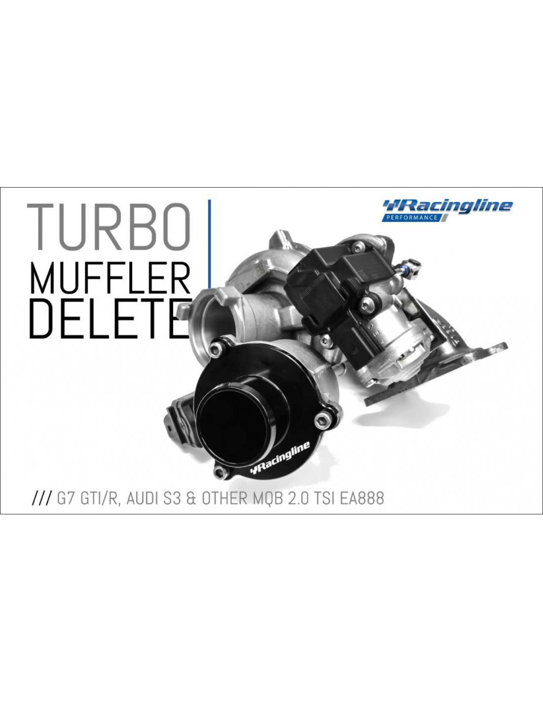 Turbo Muffler Delete RacingLine for Volkswagen Golf 7 GTI TCR 