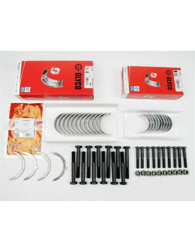 Rod bearings and crankshaft + bolts  for Audi 5 cylinders 2.2l S2 S4 Turbo 3B ABY ADU 7A AAN