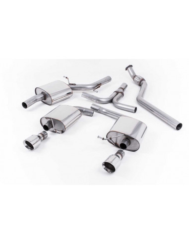 Línea Milltek después del catalizador original para Audi A5 Cabriolet 2.0 TFSI (caja de cambios manual)