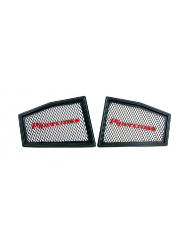 2 filtros de aire deportivos Pipercross PP1962 para Audi RS4 B8 V8 4.2 FSI 450cv de 09/2012