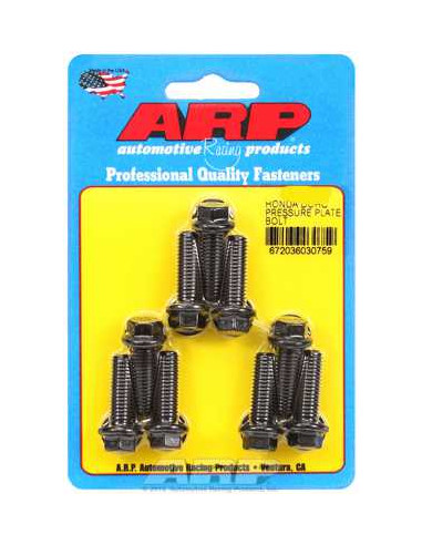 9 ARP Pro Series reinforced clutch mechanism bolts  for Honda B Series 1.6L to 2.1L engines