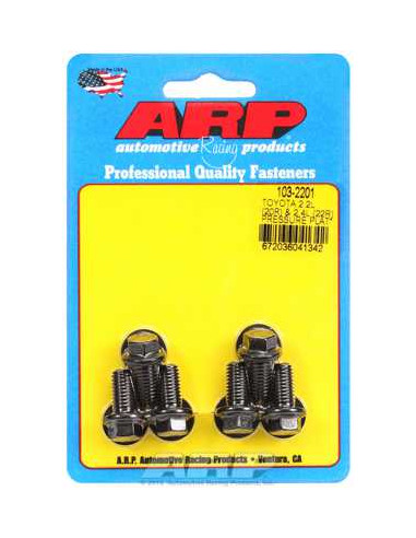 6 ARP Pro Series reinforced clutch mechanism bolts  for Toyota Corona Hilux Celica 2.4L 22R