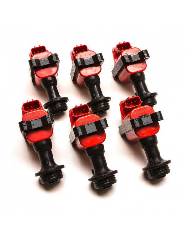 Pack of 6 HP Ignition Uprated Ignition Coils for Nissan Skyline R33 RB26DETT