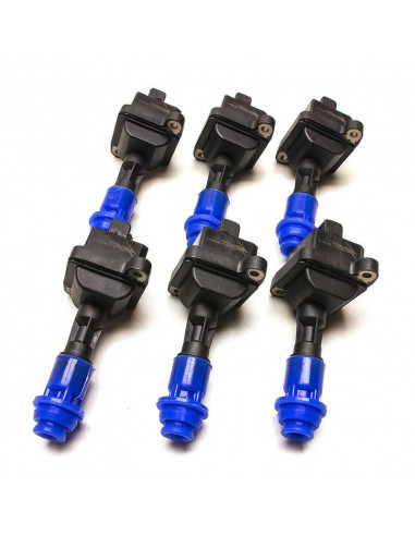 Pack of 6 HP Ignition Uprated Ignition Coils for Toyota Supra Mk4 2JZ-GTE