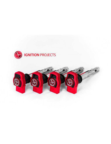 Pack of 4 IGNITION PROJECTS Reinforced Ignition Coils for AUDI S3 2.0 TFSI before 2012