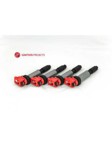 Pack of 4 IGNITION PROJECTS Reinforced Ignition Coils for Citroën C3 C4 DS3 1.4 VTI 95cv 1.6 VTi 120cv 1.6 THP