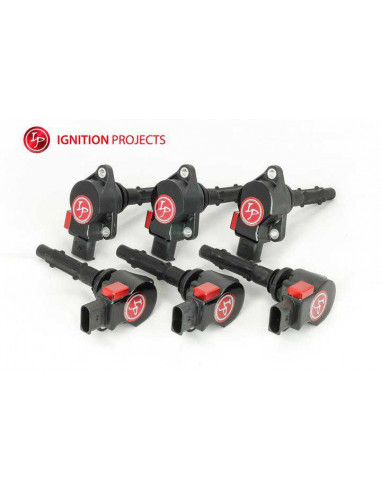 Pack of 6 IGNITION PROJECTS Reinforced Ignition Coils for Mercedes C250 2.5L V6 W204 from 2007