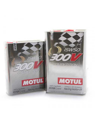 Motul 300V Competition Oil 15w50 7 Liters (5L + 2L)