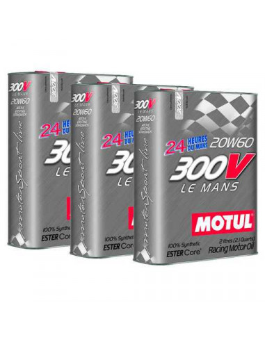 Motul 300V Le Mans 20w60 Oil (3 x 2L)