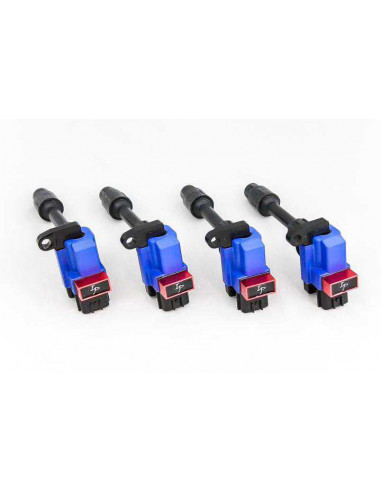 Pack of 4 IGNITION PROJECTS Reinforced Ignition Coils for Nissan Silvia S15 2.0L Turbo 1999-2002