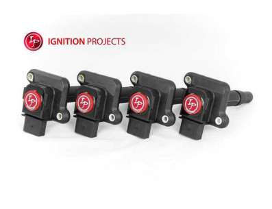 Pack of 4 IGNITION PROJECTS Reinforced Ignition Coils for Volkswagen Golf 4 1.8 Turbo 20VT 180cv
