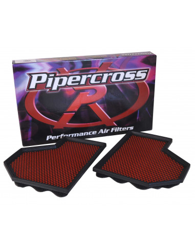 2 filtros de aire deportivos Pipercross PP1652 para BMW M5 E60 5.0L V10