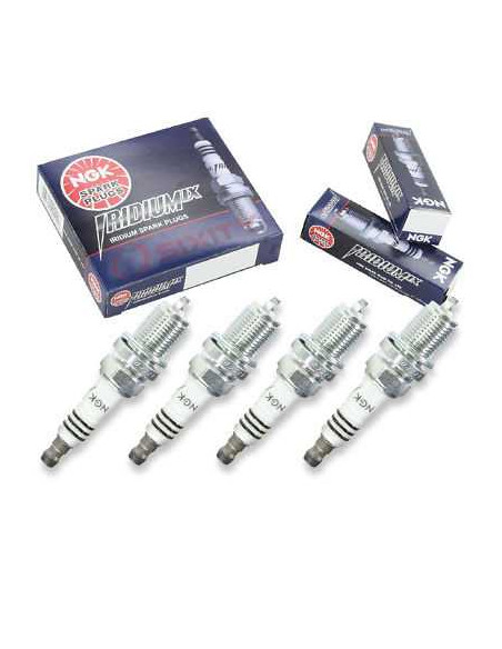 4 Bougies d'allumage haute Performance NGK Iridium IX BKR6EIX pour HONDA Civic 1.6 16V CRX VTi EG EH EJ B16A2 160cv 1992-1995