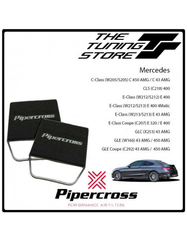 Filtro de aire deportivo Pipercross PP2007 para Mercedes Coupé E 320 de 07/2014