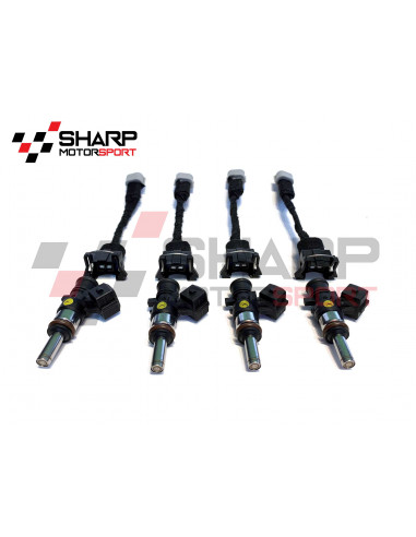 Pack of 4 BOSCH high flow injectors for 2.0 TFSI EA888 GEN 3 engine - Ideal from stage 3 and Ethanol E85 preparation