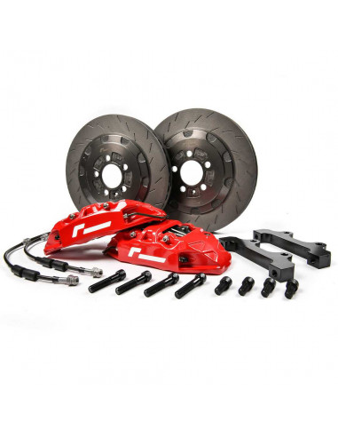 RacingLine front big brakes kit RacingLine discs 4 piston calipers for Polo 6R / 6C GTI Ibiza 6J / 6P Cupra Audi A1 / S1