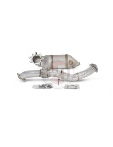 WAGNER TUNING Turbo Downpipe Downpipe with 300 EURO 6 Cell Catalyst for Honda Civic FK7 1.5 VTec Turbo 182hp