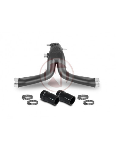 Kit Y-Charge pipe renforcé Aluminium WAGNER TUNING pour Porsche 991 Turbo (S) 991.1 991.2