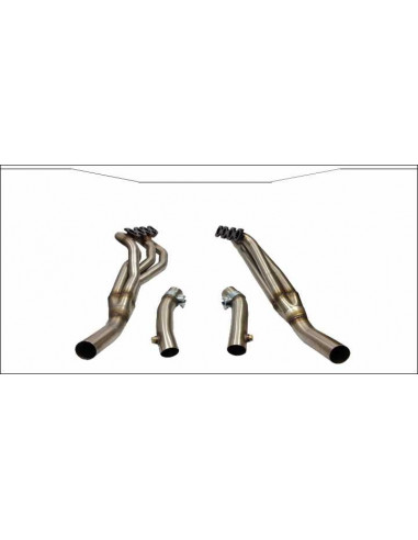 Stainless steel RC RACING exhaust manifolds BMW M5 E39 V8