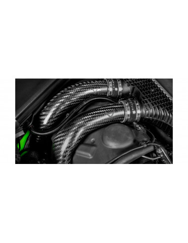 Carga de tubo turbo reforzado con carbono Eventuri para motor BMW M2 F87 Competition / M3 F80 / M4 F82 F83 S55