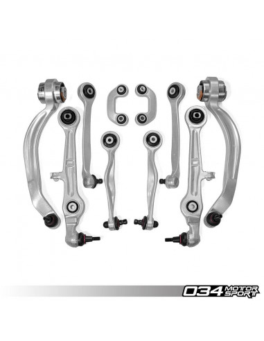 Steel reinforced upper suspension arm kit 034Motorsport For Audi A4 S4 RS4 B6 B7 1.8T 2.0 2.7 4.2 FSI TFSI