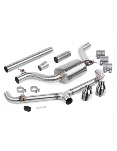 Half-Line Catback Stainless Steel With or Without Intermediate Muffler APR for Volkswagen Golf 7 GTI 2.0 TSI 220cv EA888 Gen.3 M