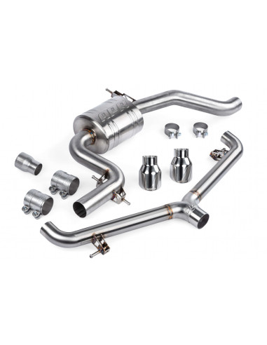 Half-Line Catback Stainless Steel Without Intermediate Silencer APR for Volkswagen Golf 6 R