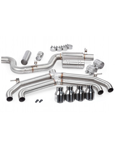 Stainless Steel Half-Line With or Without Valve and APR Catback for Volkswagen Golf 7.5 R 2.0 TSI EA888 Gen.3 310cv