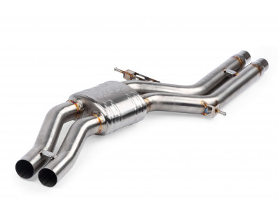 Silencieux Intermédiaire Echappement APR pour Audi S6 S7 C7 V8 4.0 TFSI 420cv