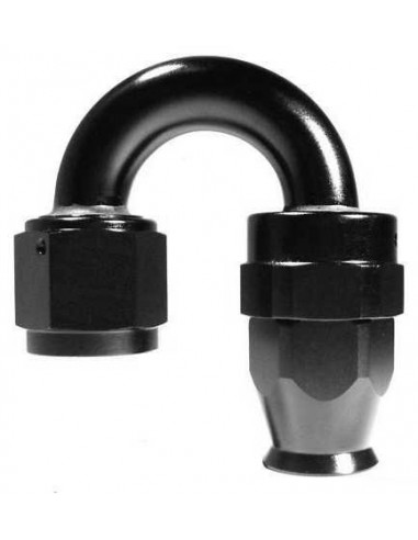 180 ° DASH connector 10 an10 - 200 series - Black