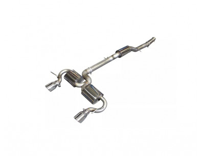 Demi-Ligne Catback Bull-X HG-MOTORSPORT pour Audi TT 1.8T 20VT 210cv 225cv 4 roues motrices