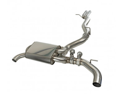 Demi-Ligne Catback EGO-X HG-MOTORSPORT 89mm 3,5" pour AUDI TTRS 8S 400cv 2.5 TFSI OPF