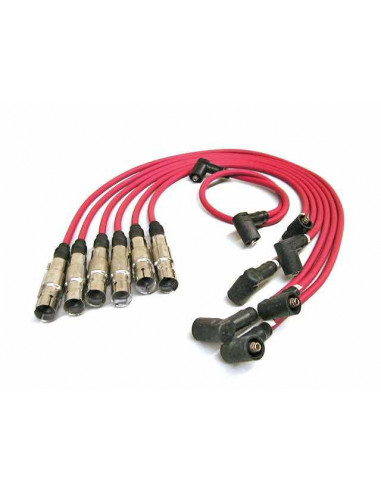 Ignition lead red complete VOLKSWAGEN Golf III 2.8L 2.9L VR6 AAA ABV