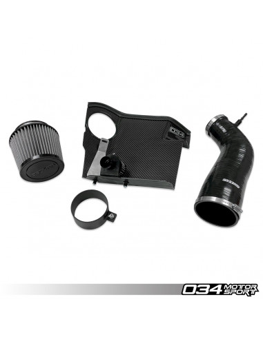 X34 Carbon Semi Cloisonne Performance 034Motorsport Direct Admision Kit para Audi S4 S5 B8 B8.5 V6 3.0 TFSI 333cv