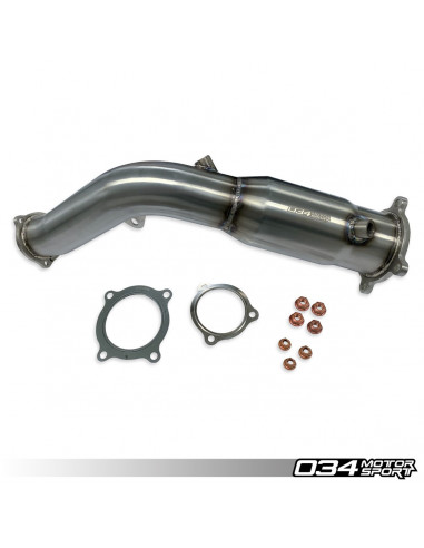 034Motorsport Stainless Steel Sports Catalyst for Audi A4 A5 B8 B8.5 2.0 TFSI
