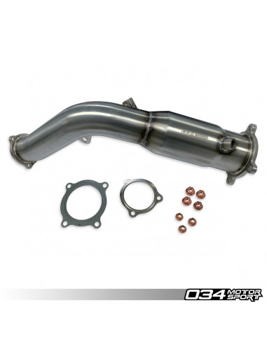 Catalizador deportivo de acero inoxidable 034Motorsport para Audi A4 A5 B8 B8.5 2.0 TFSI