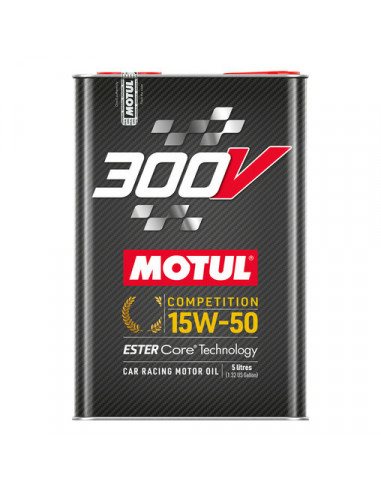 Aceite Motul 300V Competición 15w50 (Lata 5L)