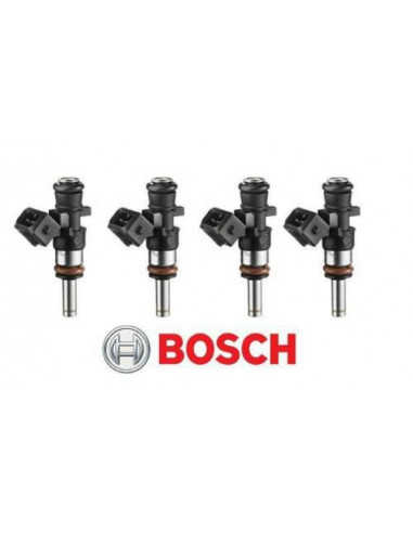 Pack 4 high flow injectors BOSCH 1000cc 1.8 Turbo 20VT engine Audi S3 A3 TT Golf 4 - Ideal from 400hp and E85