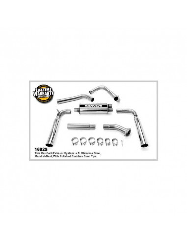 CATBACK MAGNAFLOW for CHEVROLET CAMARO V8 5.0 5.7 1983 a 1992