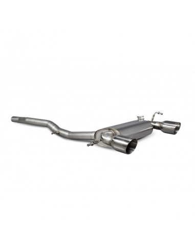 Half-Line Catback with or without Scorpion Intermediate Silencer for Audi TT 8N QUATTRO V6 3.2 1999 2006
