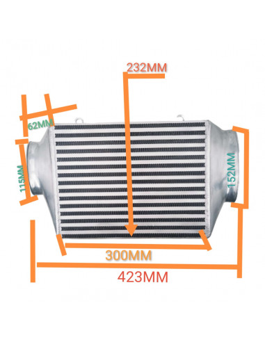 Kit de intercambiador de aire para Mini Cooper S R50 R53 163hp 170hp