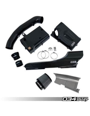 Kit admission X34 complet carbone 034Motorsport pour Audi RS3 8.5V TTRS 8S 2.5 TFSI 400cv