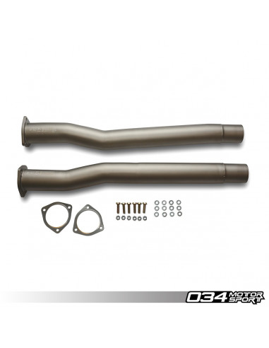 MidPipes RES-X RACING 034Motorsport intermediate exhaust pipes for Audi TTRS 8S RS3 8.5V 2.5 TFSI 400cv