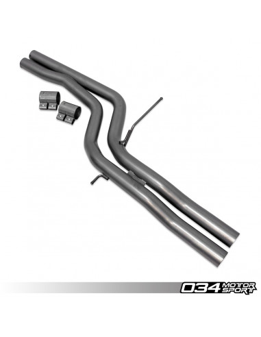 RES-X X-PIPE 034Motorsport Resonador de escape Eliminar tubos para Audi S6 C7 S7 RS6 RS7 C7 C7.5 V8 4.0 FSI TFSI