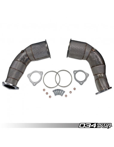 034Motorsport stainless steel sport catalyst for Audi RS5 B9 2.9 V6 TFSI 450hp