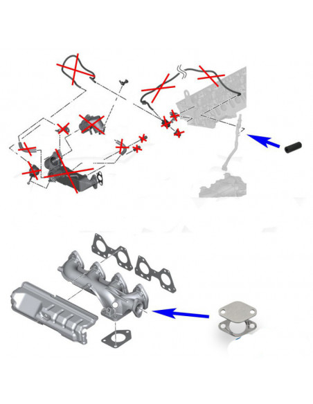 KIT SUPPRESSION VANNE EGR : BMW Série 3 (E90)