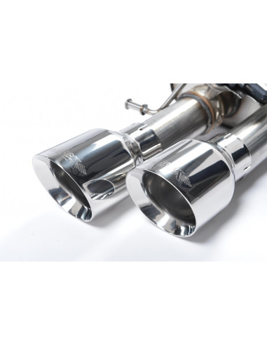 Exhaust line in Milltek stainless steel after the original catalyst with or without intermediate silencer AUDI S8 D4 V8 4.0 TFSI