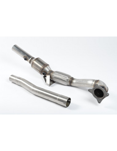 Descente de turbo downpipe inox Milltek avec décatalyseur ou Cata Sport Hi-Flow pour Audi TTS 8J 2.0 TFSI 272cv Quattro